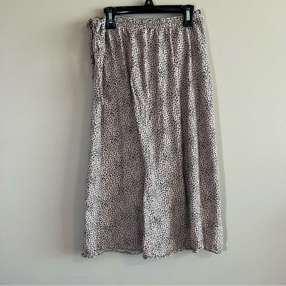 ✨ Urban Romantics Women’s Cheetah Wrap Midi Skirt Small - Picture 4 of 8